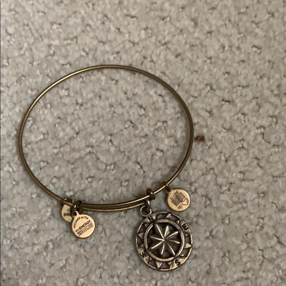 Alex and Ani compass bracelet